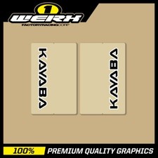 Kayaba Evo-mx Factory Replica Upper Fork Decals - Clear Black White