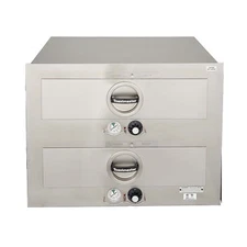Toastmaster 3B80AT09 Built-In Dual Drawer Warmer – 20″ X 12″ X 5″ Pan – 120V