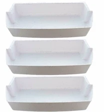 3 Refrigerator Door Shelf Bin Set 2187172 For Whirlpool Maytag Amana Roper Sears