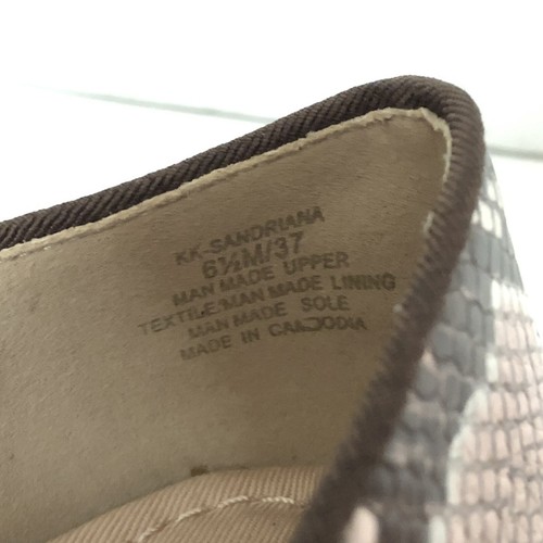 Kelly & Katie Snakeskin Sandriana Women’s Casual Loafer Shoes Size 6.5 / EUR 37 - Picture 7 of 7