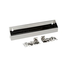 Rev-A-Shelf Stainless Steel Tip-Out Tray with Hinges, 10" Inch, 6581-10-5 S