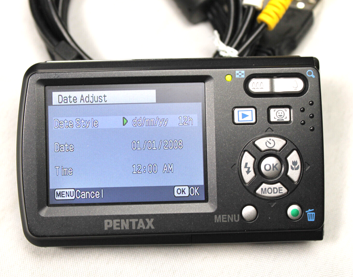 Pentax Optio E60 Cybershot Camera 10.1 MP Japan LCD Optical Zoom