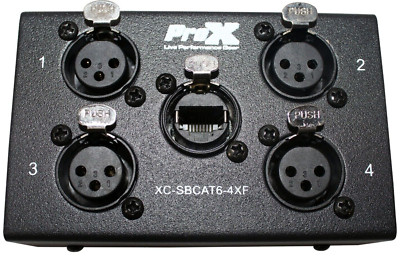 ProX XC-SBCAT6-4XF ProX Cable XC-SBCAT6-4XF 4 Channel XLR-F CAT6 Audio/DMX Snake
