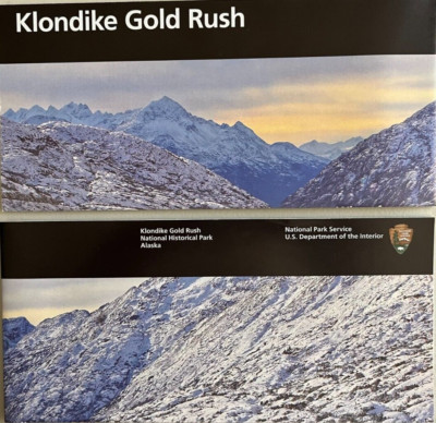 New KLONDIKE GOLD RUSH - AK  NATIONAL PARK SERVICE UNIGRID BROCHURE Map GPO 2024