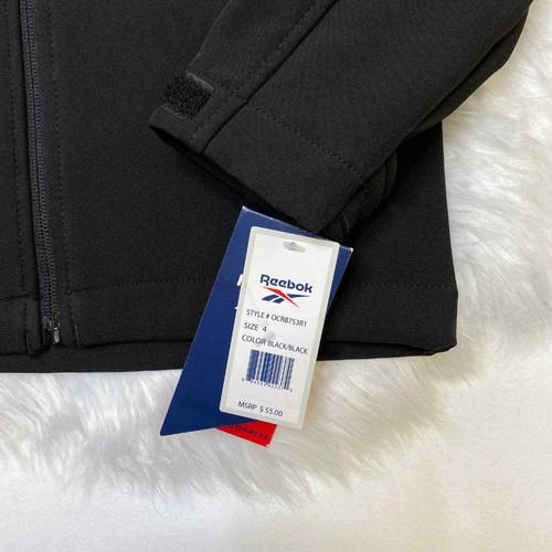 Reebok Youth Boys Black Lightweight Jacket Size 4 NWT - Picture 4 of 10