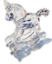 SWAROVSKI ROCKING HORSE ROCKING HORSE NEW 183270 DISCONTINUED