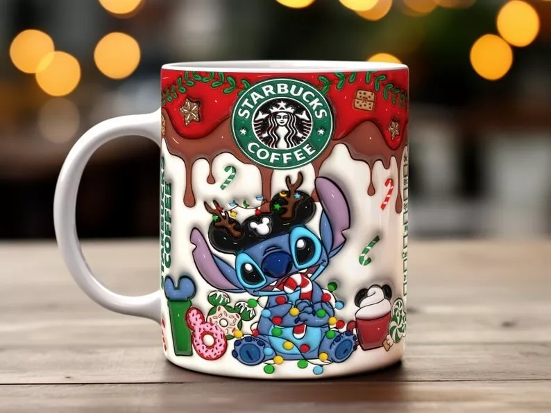 Disney Stitch Mug Christmas Mug Stitch Tea Coffee Christmas Mug Gifts