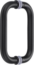 Hardware 8" Back to Back Tubular Shower Door Pull Handle for Frameless Shower Do