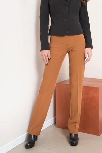 Edas pantalone elegante donna Pepid pantaloni NERO vita alta taglie forti  comode | eBay