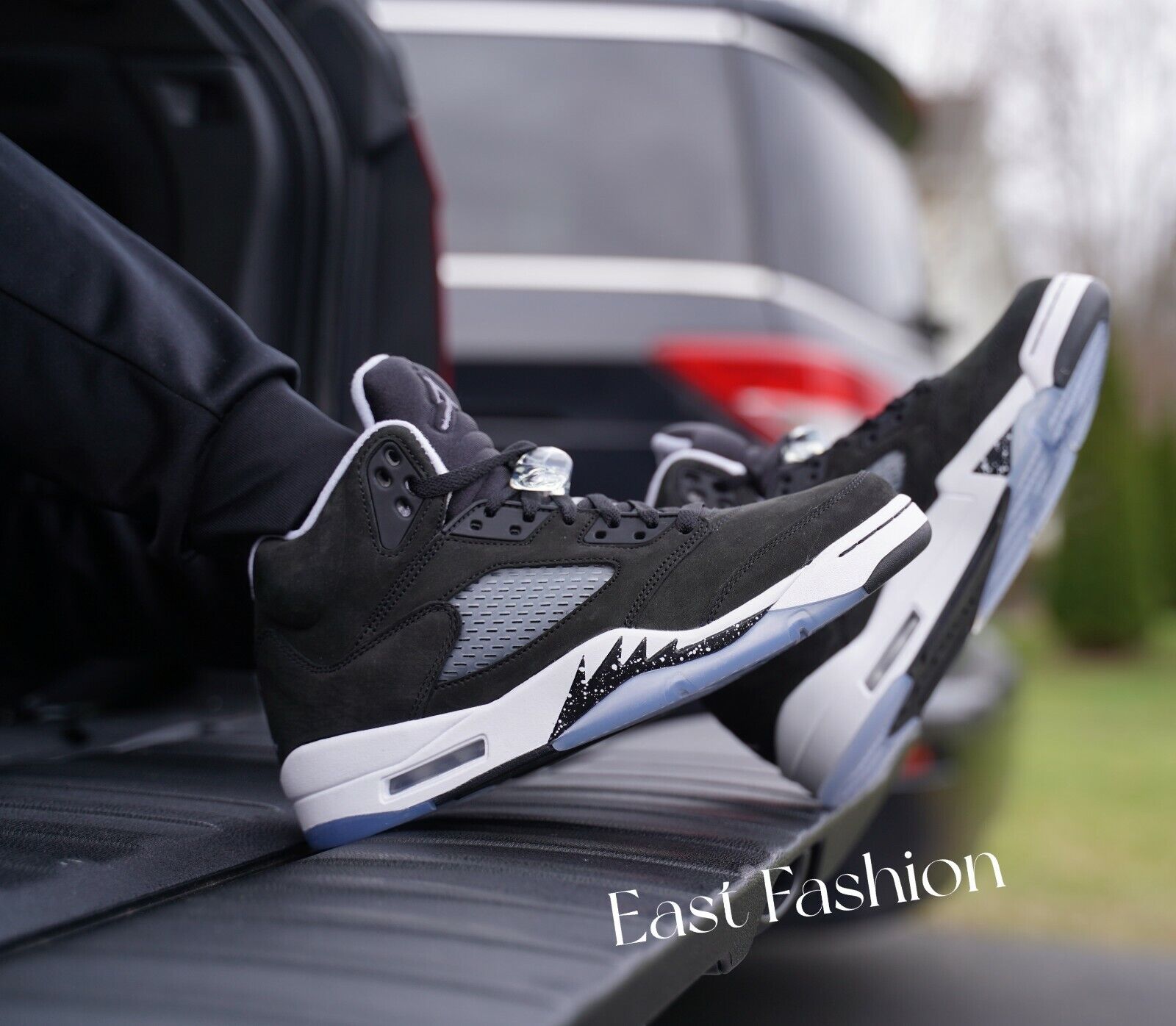 2015 Jordan 5 White Metallic w/ On Foot 