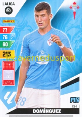134 CARLOS DOMINGUEZ # CELTA VIGO PANINI LALIGA 2023 2024 ADRENALYN