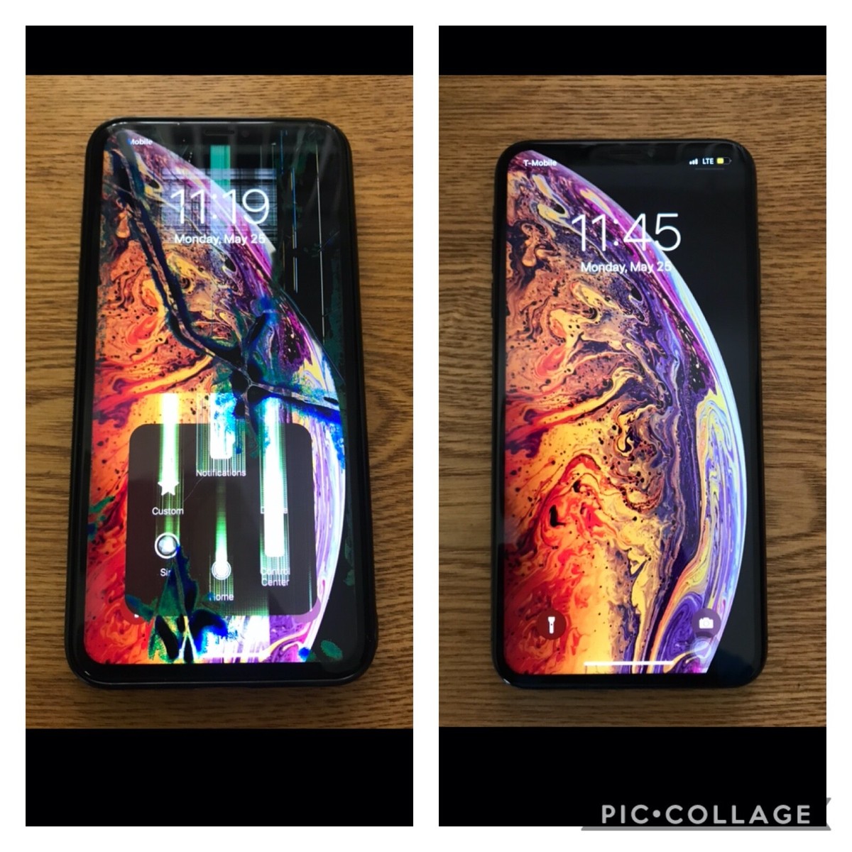 iPhone 11 X XR XS XS Max OLED Screen Repair Mail-In Service Crack