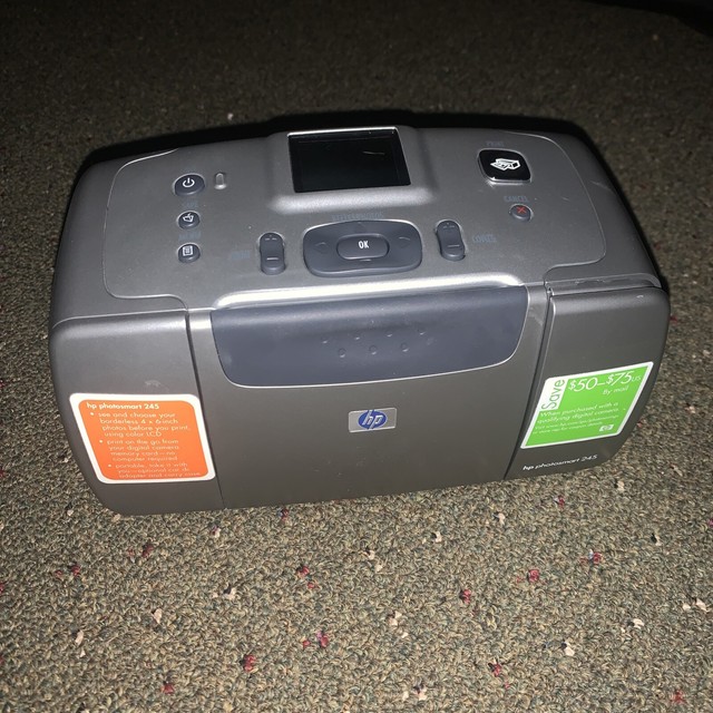 HP PhotoSmart 245 Digital Photo Inkjet Printer for sale online | eBay