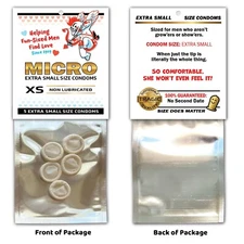 SMALL MINI CONDOMS Gag Joke Valentine's Day FUNNY Adult Card Party Favor Cupid