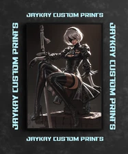 2B Nier: Automata Square Enix Video Game Poster Print - No Frame