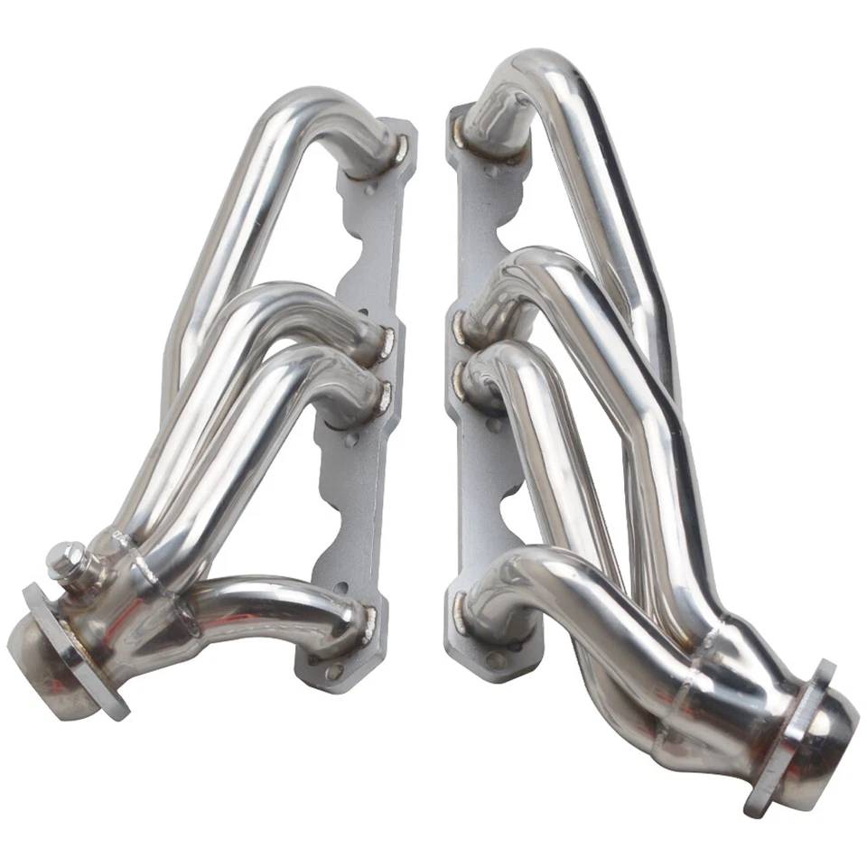 Stainless Steel Exhaust Headers Truck For Chevy GMC 88-97 5.0L/5.7L 305 350 V8 - Image 4 of 4