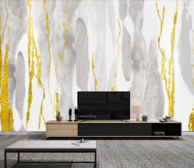3D Gold Textur Marmor ZHUC25764 Tapete Wandbild Fototapete Abnehmbarer Ann