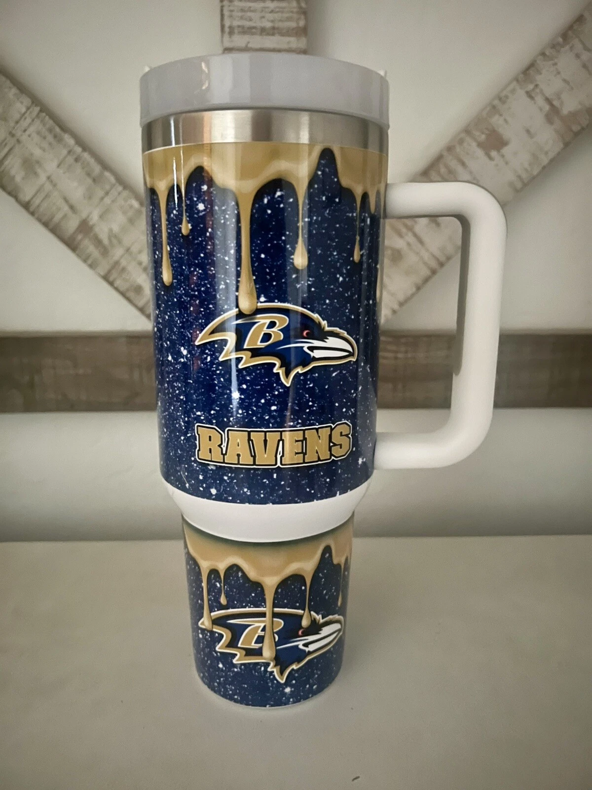 Baltimore Ravens Football 40oz Tumbler