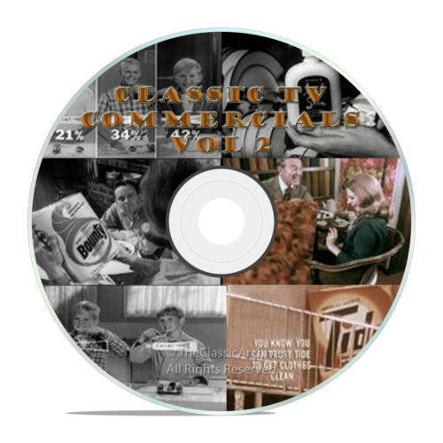 Comerciales de televisión, anuncios, juguetes, juegos, comida, limpiadores, vol 2 DVD J29 de colección de la década de 1950 - Imagen 1 de 1