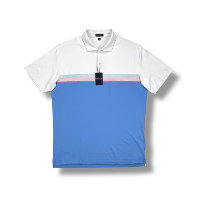 Peter Millar Crown Crafted Performance Golf Polo Shirt Mens XL