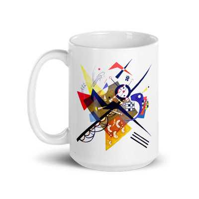 Wassily Kandinsky on White II (Auf Weiss) 1923, Artwork Mug