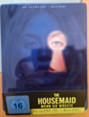 The Housemaid - Wenn sie wüsste UHD + Blu-ray Limited Steelbook  - sehr gut
