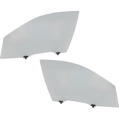 Door Glasses Set of 2 Front Driver & Passenger Side Left Right Pair