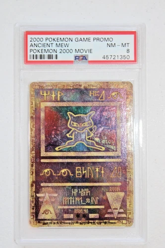 2000 pokemon game promo ancient mew  PSA 8