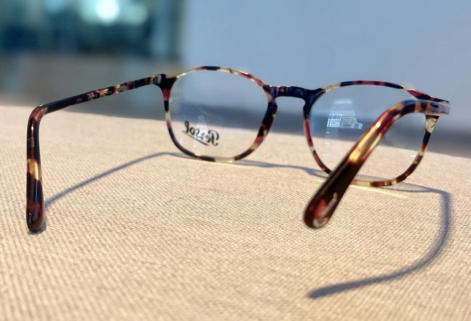 NUEVO Gafas Persol PO 3007 V M 1059 Havana Rosa Marrón 52-19-145 mm con DEFECTO Foto 3 de 4