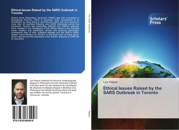 Leo Paquin | Ethical Issues Raised By The Sars Outbreak In Toronto | Taschenbuch-image