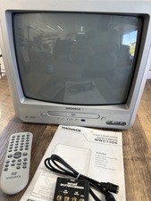 Magnavox MWC13D6 13" CRT TV Built-in DVD Player W/Remote Gaming Tv Tested Works 