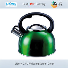 Liberty Leisure 2.5L Whistling Kettle Stainless Steel Stove Top Water Tea Kettle