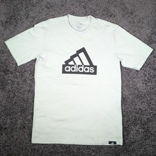 adidas Modern Essentials Short Sleeve Graphic T-shirt Men's LT Green Crew Neck