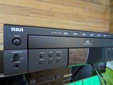 RCA RP-8075RS 5-Disc CD Changer Black Optical Out, Headphone, Shuffle/Program