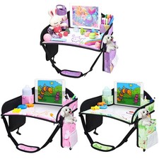 Kids Travel Tray for Airplane Car Seat - Road Trip Essentials for Toddlers