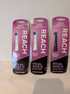 Oral-B iO  TRIOS Sensitive Replacement Toothbrush NEW 3 SETS OF 2 BRUSHES EACH