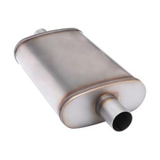 Universal 409 Stainless Muffler Straight-Through Performance Muffler 2"