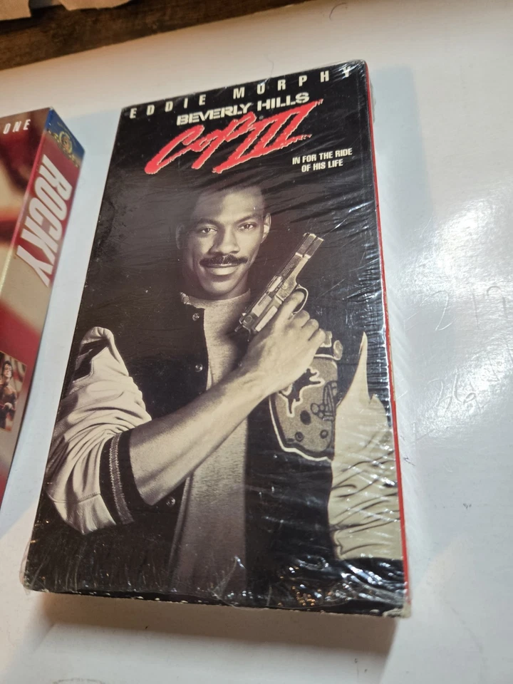 Rocky  (VHS, 2001) 1976 Sylvester Stallone MGM Home Video & Beverly Hills Cop 3 - Image 3 of 4