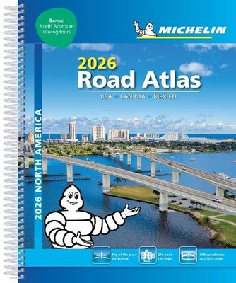 Michelin USA Canada Mexico - 2026 Road Atlas (A4-Spir (Spiral Bound) (US IMPORT)