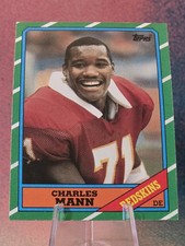 1986 Topps #181b Charles Mann
