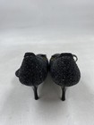Miu Miu Mary Jane Black Glitter Fabric Buckle Heels W 5.5 — photo 4