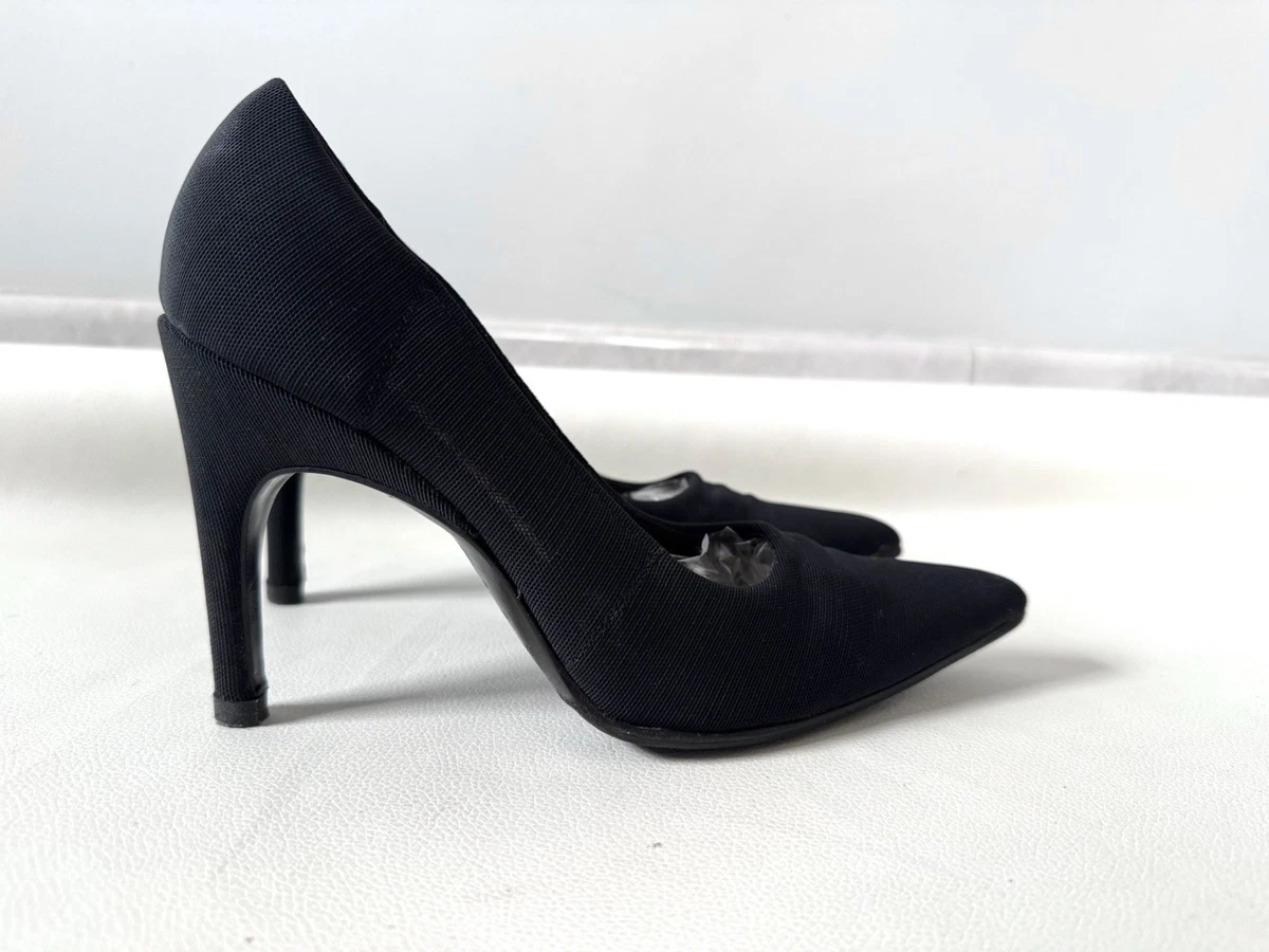 Escarpins Sergio Rossi En Cuir Noir - Pointure 37 FR - Super état