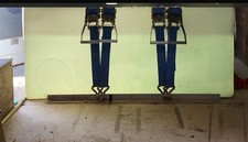 650 Litre baffled water tank, designed to restrain water motion in transit.