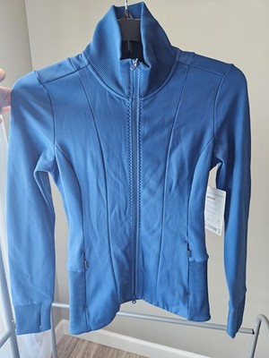 NWT Athleta Women's Blue Ridge Crop Zippered Jacket Sz XS Workout Athletic 