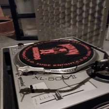 Gemini XL-500 II DJ Direct Drive Manual Record Turntable Steel Case Works! VG+