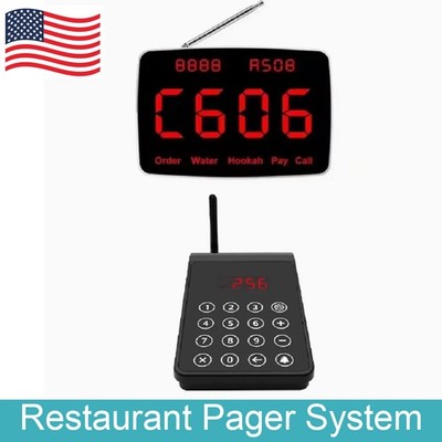 New Wireless Touch Keyboard Transmitter for Restaurant Pagers Waiter Service 