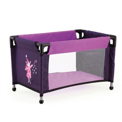 Puppen Reisebett Puppenbett lila mit Fee    Des. 12