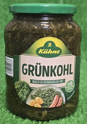 (4,92 /kg) Kühne Grünkohl Oldenburger Art küchenfertig zubereitet deftig 660g Gl