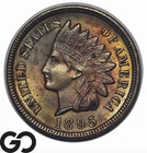 1895 Indian Head Cent Penny, Lustrous Choice BU++