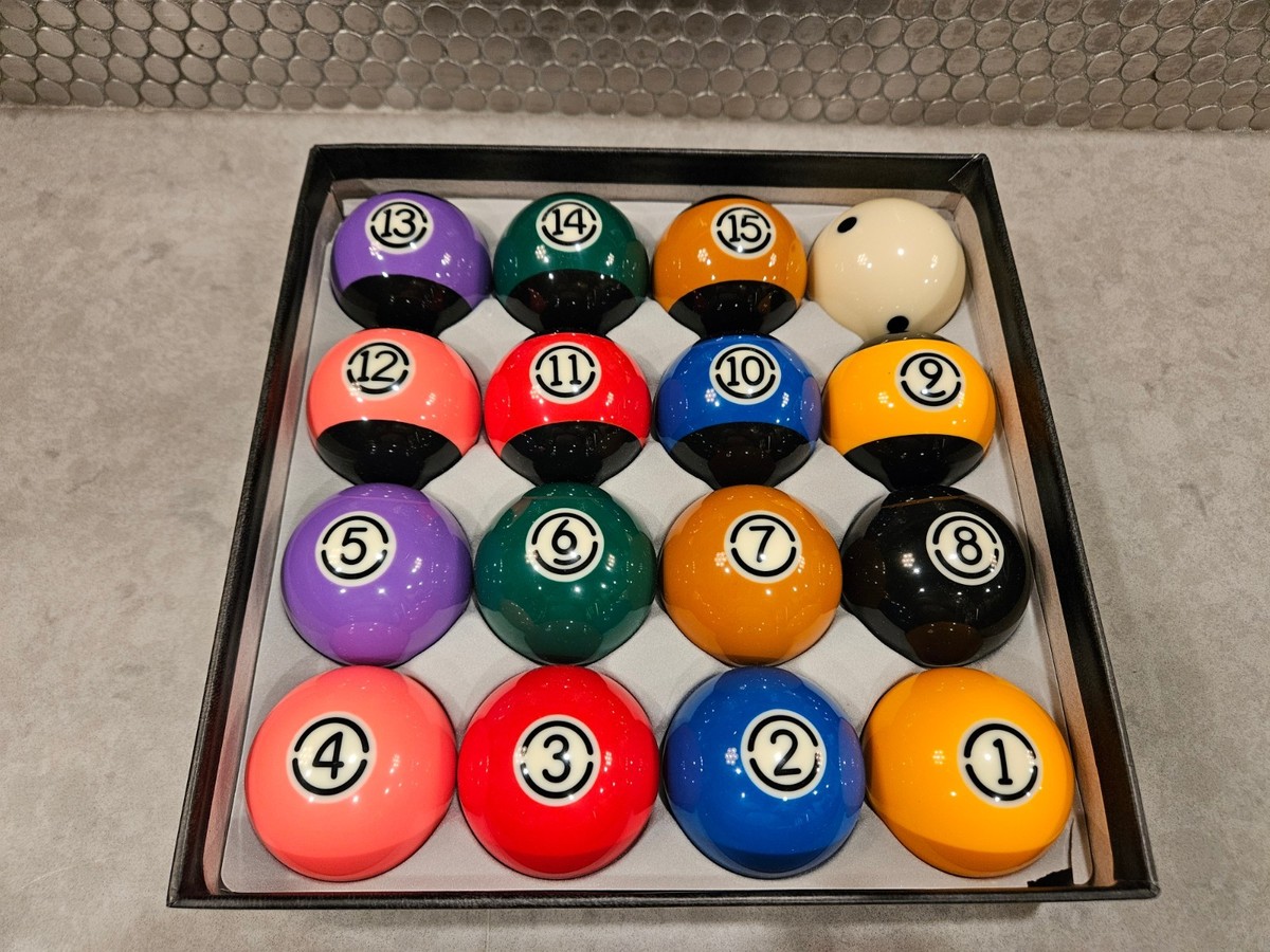 ビリヤード DongzhuFeima  Pool Balls Black Dongzhu Feima Billiard Pool Balls Complete Set - 16 Piece